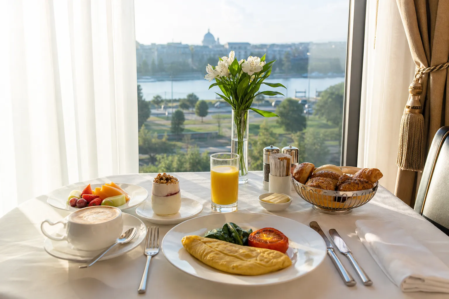 ¿A qué hora es el desayuno?